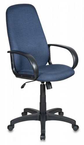 Кресло руководителя Бюрократ CH-808AXSN/Bl&Blue черный,синий 12-191 в Химках - himki.ok-mebel.com | фото