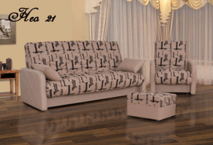 Комплект мягкой мебели НЕО 21М (3+1+ Пуф) в Химках - himki.ok-mebel.com | фото