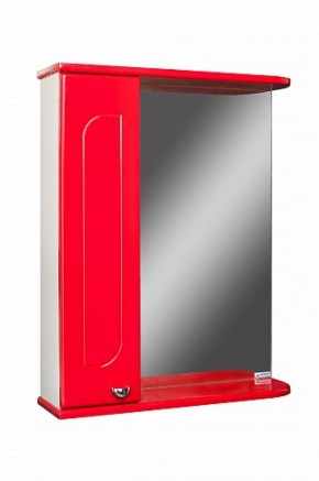 Шкаф-зеркало Радуга Красный 50 левый АЙСБЕРГ (DA1122HZR) в Химках - himki.ok-mebel.com | фото